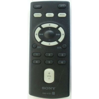 CONTROL REMOTO PARA AUTOESTEREO / SONY RM-X151